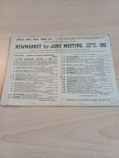 Newmarket Racecard from 1st