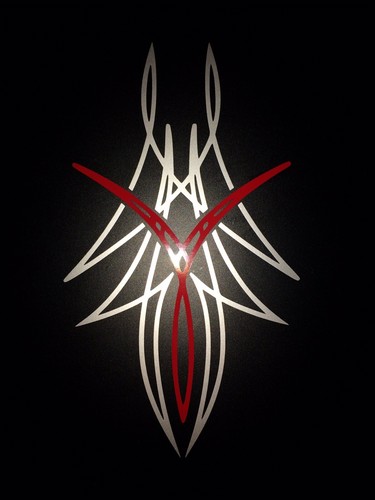 Pinstripe design stickers - pinstripe,