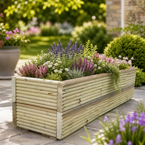 Large wooden timber - timber, decking
