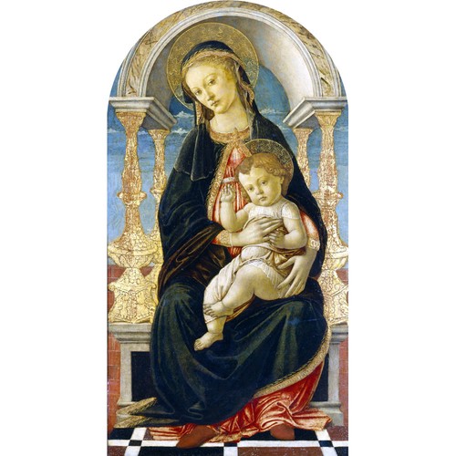 Madonna and child botticelli - child,