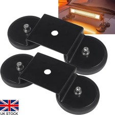 2PC 88mm Magnetic Base LED Light Bar Mounting Brackets for Truck SUV UTV ATV New