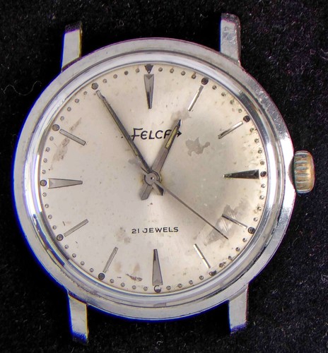 Felca silver dial - dial, men's