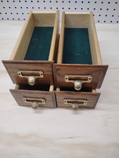  4 Small  Roll Top Desk Wooden