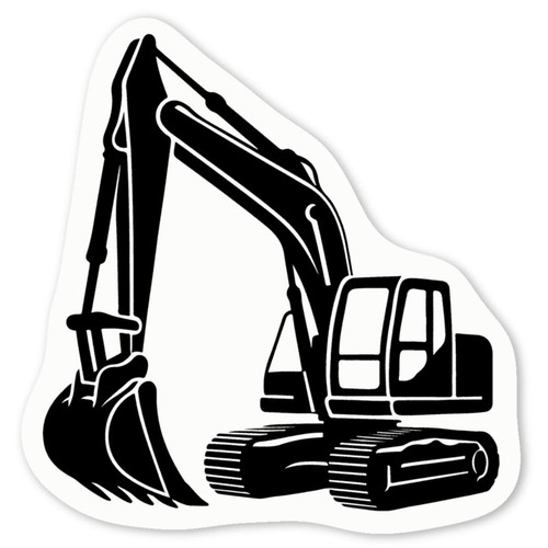 Digger construction vehicle - construction, vehicle'