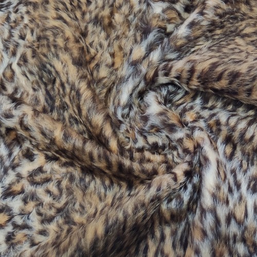 Baby leopard jacquard fur - -,