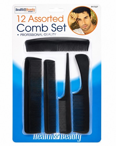 Professional 12pc hair comb - professional,