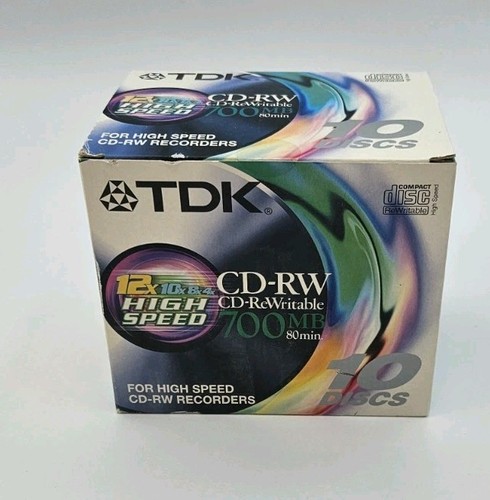 Tdk discs 10 x - cd-rw,