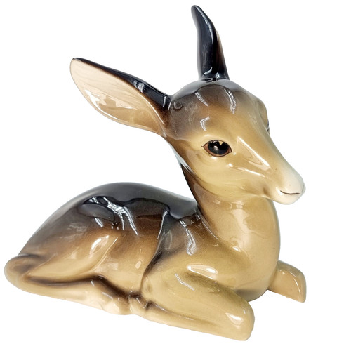 Fawn deer figurine - fawn,