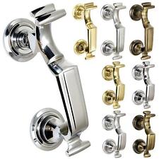 Doctor Door Knocker Solid Brass Heavy Duty Bolt Through Fixing 7.4" or 5.6" UPVC