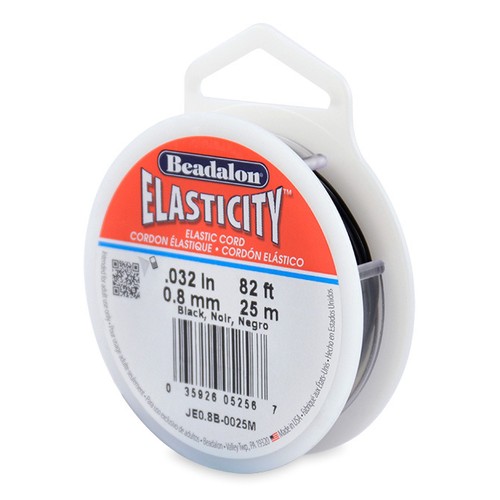 Beadalon elasticity black - elasticity,