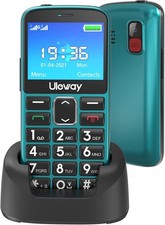 uleway Big Button Mobile Phone for Elderly Easy to Use Basic Cell Phone Dual Sim