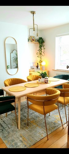 Yellow ochre dining - 4, chairs