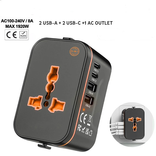 Universal travel adapter - universal,