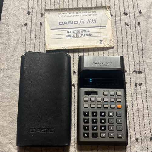 Vintage 70s casio 105 - casio, fx-105