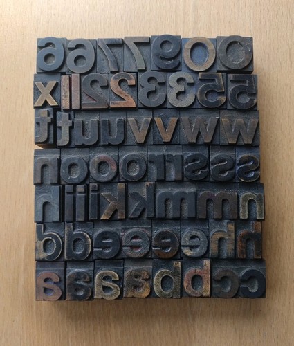 Wooden letterpress lower - letterpress,