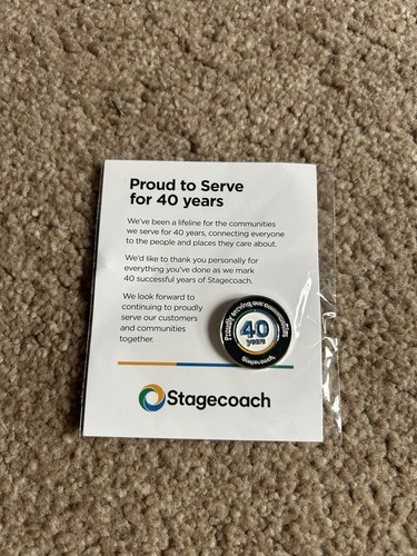 Stagecoach bus driver badge - stagecoach,