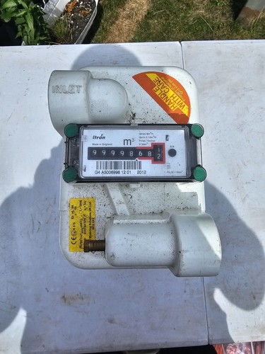Household gas meter itron - household,