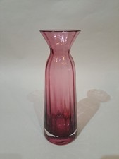 Dartington Crystal Ruby Glass Stem Vase