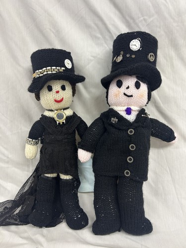 Knitted steam punk - punk, and