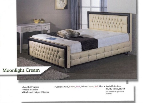 New ottoman white faux - ottoman,
