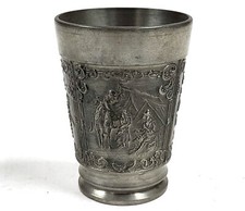 Vintage Vogel Rein Zinn Pewter Cup BA195