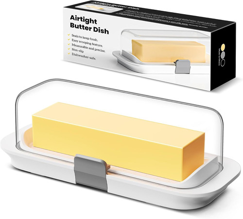 Airtight butter dish with - airtight,