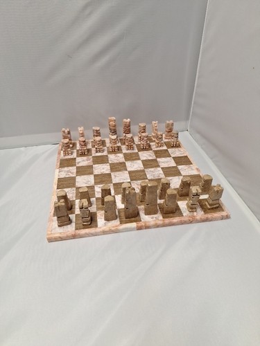 Vintage mexican onyx chess - mexican, set