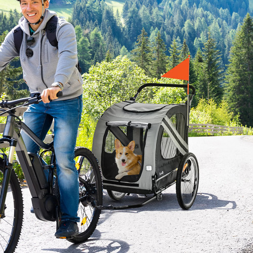 Dog bike trailer - bike,