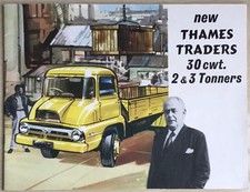 FORD THAMES TRADER 30 cwt, 2 & 3 TONNERS Sales Brochure c1957 #U9114
