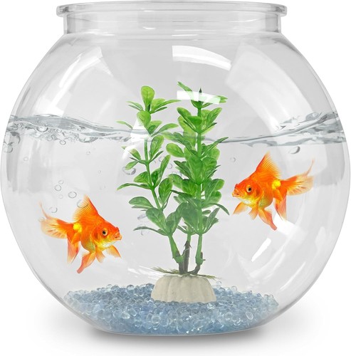 Plastic goldfish fish - plastic,