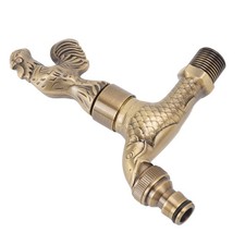 Antique Carved Faucet Bronze