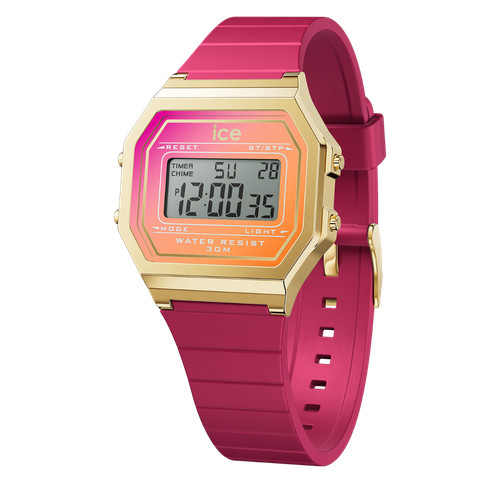 Ice digit retro watch - digit, with