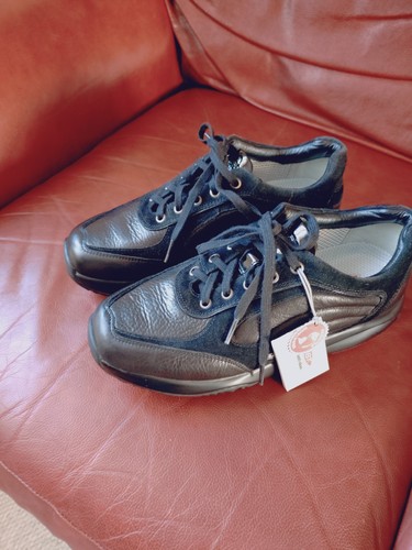 Mbt black leather - black, shoes