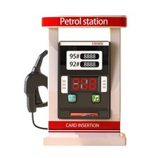 Kids Gas Station Toy Simulation Gas Pump Toy Automatic Gas Station Toy Gas Pump