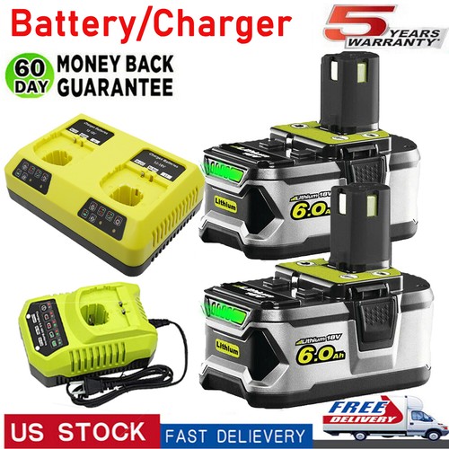 0ah for ryobi - 6.0ah, 8.0ah