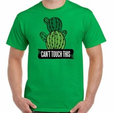 MENS FUNNY t-SHIRT, Cactus Can't Touch This MC Hammer Music RAP 80's Tee Top