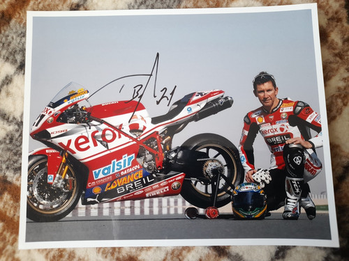 Troy bayliss signed ducati - troy,