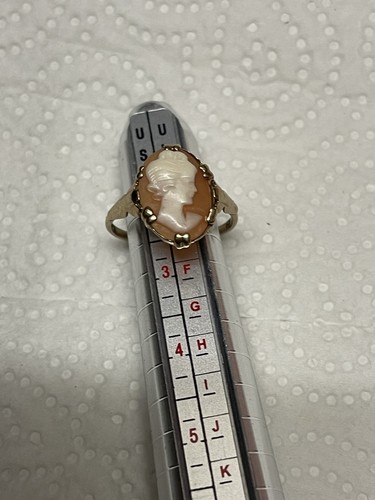 Vintage cameo ring - cameo,