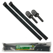 YARDMAN Weld On Trailer Hinge Set - 2pce 475mm Hinges 2pce Gudgeon Tailgate Pins