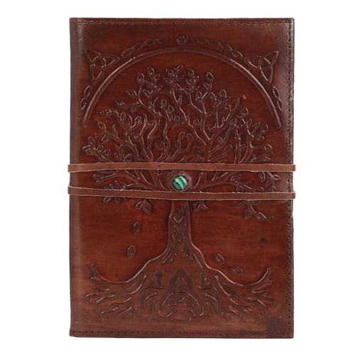 Leather journal refillable - leather,