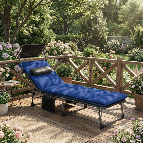 Folding sun lounger with - sun,
