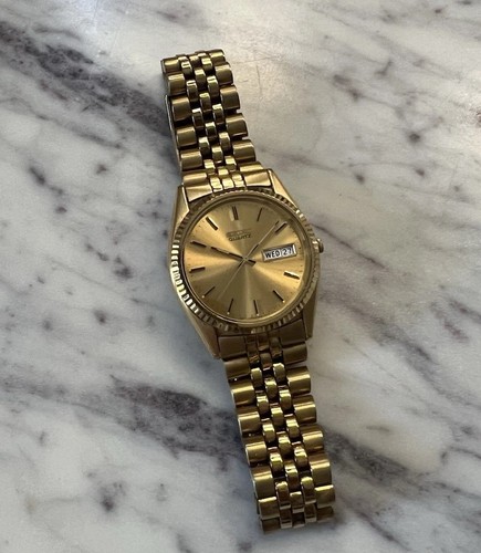 Seiko sgf206 gold watch - watch, great