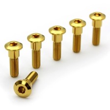 6 x Titanium Brake Disc Bolts for Triumph Bonneville T120 / Scrambler 900