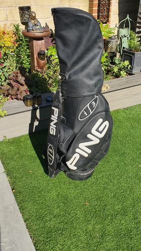 Vintage ping black leather - vintage,