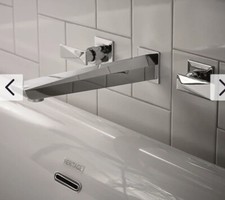 Chrome  Wall Mounted Taps
