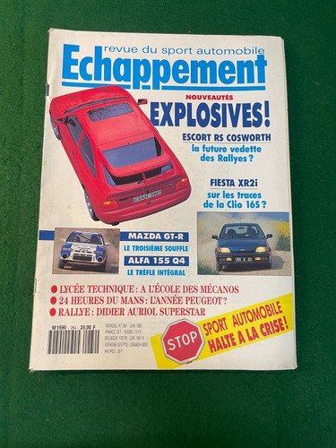 Echappement juin 1992 escort - echappement,