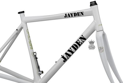 Personalised bike name - x,