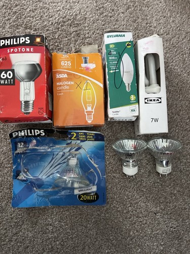 Job lot light bulbs - job, philips