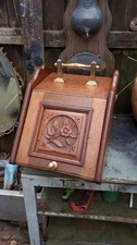 Antique mahogany Coal Scuttle