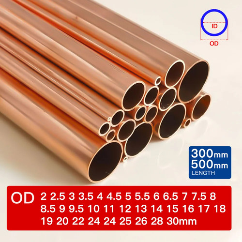 Copper pipe wall thickness - copper, 0.5